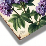 CIFbuy Vintage Purple Lilac Flowers Metal Sign 8x12 Inch" Waterproof Rustproof Retro Wall Decor, 2D Flat Illustrated Plaque For Home Ga 8x12 ikTok, 8x12 ikTok, t Self-pickup Logiopics - Image 5