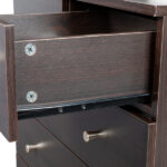 Modern Simple 7-Drawer Dresser Brown - Image 3