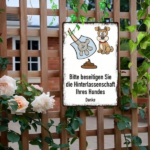 CIFbuy 1pc German Language Please Clean Up After Your Dog Pet Waste Reminder Sign, Dog Pet Waste Reminder Sign, Durable Aluminum 2D Flat Plaque, Aluminum 2D Flat Plaque, 8.0x12.0inch Wall-M CikTok, CikTok, Aluminum 2D Flat Plaque Self- Pckup Logiopl-M - Image 3