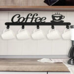 CIFbuy1pc Coffee Mug Holder Wall Mounted, Metal Coffee Mug Rack for Wall, Coffee Cup Rack wall hooks coat hooks coat hanger-Tracking numbers are not updated on weekends(TikTok/temu self-pickup orders)