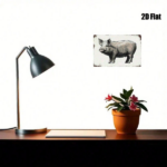 CIFbuy 1pc Vintage Cartoon Pig Metal Sign, 8x12 Inch Cute Animal Tin Wall Art, Retro Decorative Painting For Living Room Bedroom Office TikTok, TikTok, Self-pickup Logiopics - Image 4