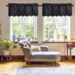 2 Panels Blackout Window Treatment Valances - Image 2