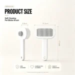 Pet Slicker Brush for Cats & Dogs - Image 2