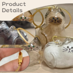6-Piece Cat Hair Memorial Pendant Set - Pet Keepsake: Soft Fur Capsule Pendant, Portable Keychain - Image 6