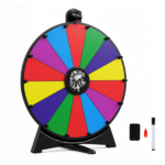24" Spinning Prize Wheel with Foldable Stand Stand-Up & Tabletop Fortune Wheel - Multicolor - Image 5