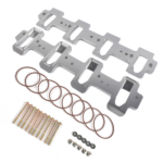 Intake Manifold Adapters Fit for LS Cathedral Port Cylinder Head to Rectangle Port Chevrolet Corvette Camaro SS Pontiac G8 GXP 551316 - Image 5