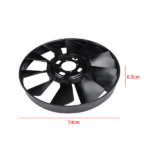 Engine Cooling Fan Blade and Clutch Kit Fits for Buick Rainier Chevrolet Trailblazer GMC Envoy 2002-2009 Black - Image 8
