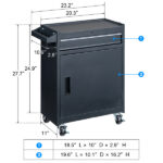 4 Drawstring Cabinet Steel Black Lock 330lb Instrument Cart Storage Room - Image 8