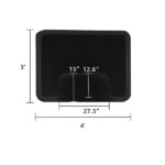3′x 4′x1/2" Beauty Salon Square Anti-fatigue Salon Mat (Foreign Party Internal Party) Black - Image 18