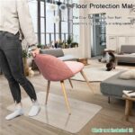 PVC Dull Polish Chair Mat Protection Floor Mat 90x120x0.2cm Rectangular - Image 9
