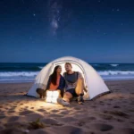 Portable LED Work Solar Light with Stepless Brightness Job Site Battery Rechargeable LED Floor Light for Emergency Worklight for Hurricane - Image 5