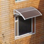 Same Code 28466374 HT-100 x 80 Household Application Door & Window Rain Cover Eaves Brown Board & White Holder - Image 24