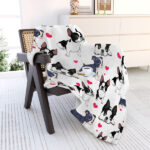 1pc Adorable Fleece Dog Blanket - Soft, Cozy, Lightweight, Warm, Flannel Throw for Couch, Bed, Sofa, Living Room Decor - Perfect for Snuggling Up on Chilly Days 150*200cm temu can only be self-picked - Image 5