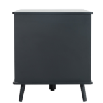 Litter Box Enclosure, Cat Litter Box Furniture with Hidden Plug, 3 Doors,Indoor Cat Washroom Storage Bench Side Table Cat House, Large Wooden Enclused Litter Box House, Black and Walnut - Image 7