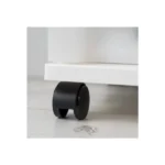 4-Drawer Narrow Plastic Storage Drawer Cart with Organizer Top, White - Image 2