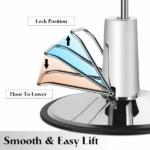 Black Barber Chair Heavy Duty Reclining Hydraulic Professional for Salon/Barbershop/Hair Stylist - Image 3
