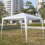 3 x 3m Waterproof Tent with Spiral Tubes White - Image 14