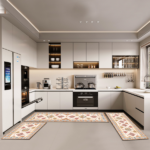 Boho Kitchen Rug Sets 3 Piece with Runner Non Slip Kitchen Rugs and Mats Washable Kitchen Mats for Floor Thick Kitchen Floor Mat Carpet Runner Rugs for Hallway Laundry Holiday Decor - Image 12