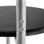 Same Code 67657426 PVC Breakfast Table (One Table and Two Chairs) Black - Image 24