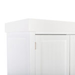 Single Drawer Double Door Storage Cabinet White - Image 13