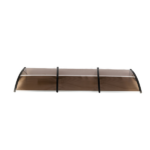 Same Code 04553002 HT-300 x 100 Household Application Door & Window Rain Cover Eaves Brown Board & Black Holder - Image 7