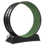 80*34*86CM Black PP track connector assembly, round shape with green carpet + 1 cat teaser stick, 15kg cat treadmill - Image 6