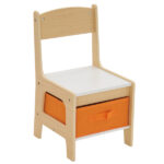Children's Wooden Table And Chair Set With Two Storage Bags (One Table And Two Chairs) - Image 69
