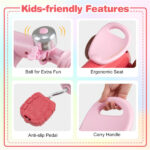 Toddler Tricycle for 3-5 Years - Stable Triangular Structure, Front & Rear Storage Baskets - Image 4