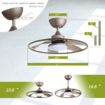 Light Pro 22 in. LED Indoor Coffee Smart Ceiling Fan with Remote Control [Unable ship on weekends, TK/TEMU only for pickup, only TX10643 warehouse supports GOFO] - Image 5