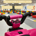 Pink 6V Kids Motorized Quad – 4-Wheeler ATV Ride On Car with Forward/Reverse Switch for 18-36 Months Old - Image 5