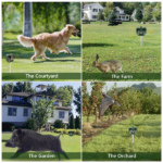 Upgraded Ultrasonic Animal Repeller, Solar Powered Pest Deterrent with PIR Motion Sensor, LED Flashing Light, IPX6 Waterproof, Dual Speakers 5000 Sq.ft Coverage, Repel Cat Dog Squirrel Raccoon Deer for Yard Garden - Image 4