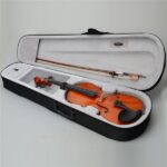 15" Acoustic Viola Case Bow Rosin Nature Color - Image 3