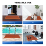Red Rubber Floor Mat, 60*90*1cm, Anti-Fatigue & Durable - Image 6