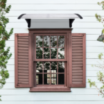 Same Code 87203302 HT-100 x 80 Household Application Door & Window Rain Cover Eaves Canopy White & Black Bracket - Image 26