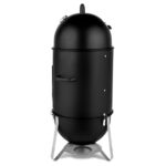Vertical Steel Charcoal Smoker, Heavy Duty Three Layer Round BBQ Grill Smokey Mountain Cooker for Outdoor Cooking, Black SAME AS 60608693 - Image 2