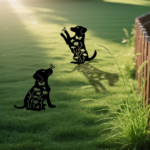 CIFbuy 2pcs Metal Dog Garden Decor: Adorable Puppy Silhouette Stakes. These Decorative Outdoor Yard Art Pieces, Ideal for Dog Lovers, Make Charming Garden De(TikTok/temu self-pickup orders) - Image 4