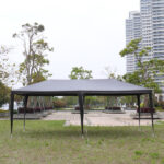 Same Code 39118565 10'x20' Outdoor Party Tent with 6 Removable Sidewalls, Waterproof Canopy Patio Wedding Gazebo, Black - Image 13