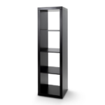 4 Cube Vertical Storage Organizer, Solid Black (Shipment from Walmart) - Image 3