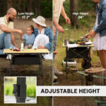 Aluminum Small Folding Table / Dining Table - Image 7