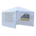 3 x 3m Two Doors & Two Windows Practical Waterproof Right-Angle Folding Tent White - Image 32