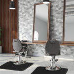 3′x 4.5′x 1/2" Beauty Salon Square Anti-fatigue Salon Mat (Square Outside And Round Inside) Black - Image 12