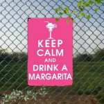 CIFbuy Keep Calm And Drink A Margarita Metal Wall Sign, Sign, 12x8 Inch Retro Tin Art, White Mexican Themed Home Bar Decor A MargarikTok, A MargarikTok, Self-2xckup Logiopor - Image 7