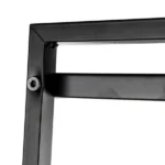 4 Tier Iron Bookshelf, Freestanding Metal Bookcase Storage Shelf for Books and Decor, 23.62 x 13.78 x 57.87 in, Black(Shipment from Walmart) - Image 2