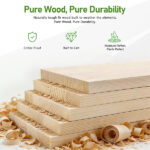119*57*76cm Wood Planting Frame Tall Foot Type SAME AS 72665270 - Image 16