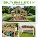 119*57*76cm Wood Planting Frame Tall Foot Type SAME AS 72665270 - Image 21