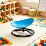 220 LBS Kids Swivel Chair, Sensory Spinning Chair with Non-Slip Metal Base for Balance & Focus Training - Image 15