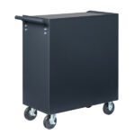 Single-bottom cabinet 4-draw, steel, black 330lb instrument cart, storage room - Image 28