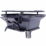 Oval Cast Iron Grill Outdoor, Portable Charcoal Grill and Tabletop Cast Iron Skillet - 100% Cast Iron, Enameled, Durable, Small Charcoal Grill, Camping Stove, Hibachi Grill - Image 17