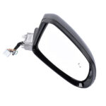 Mirrors Passenger Right Side Heated Hand Fit for Hyundai Santa Fe 2021-2023 Manual Folding No Memory Paintable with Puddle Light No Auto-Dimming Power Adjust 87620-S2410 HY1321331 87620S2410 - Image 2