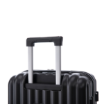 20"/24"/28" 3 pcs/set in ABS Spinner Wheel Luggage, Carry on Suitcase, with Cup Holder & USB Port & Phone Holder (Black) - Image 8